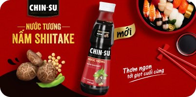 CHIN-SU Shiitake Soy Sauce 330ml - Masan Consumer