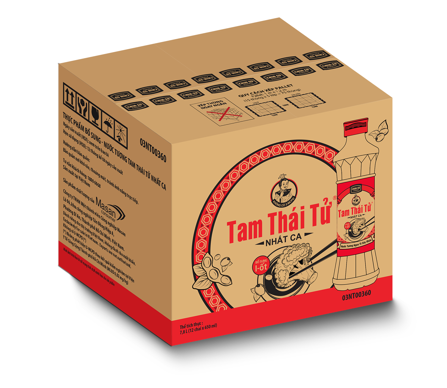 Nước tương Tam Thái Tử Nhất Ca 650ml - Masan Consumer