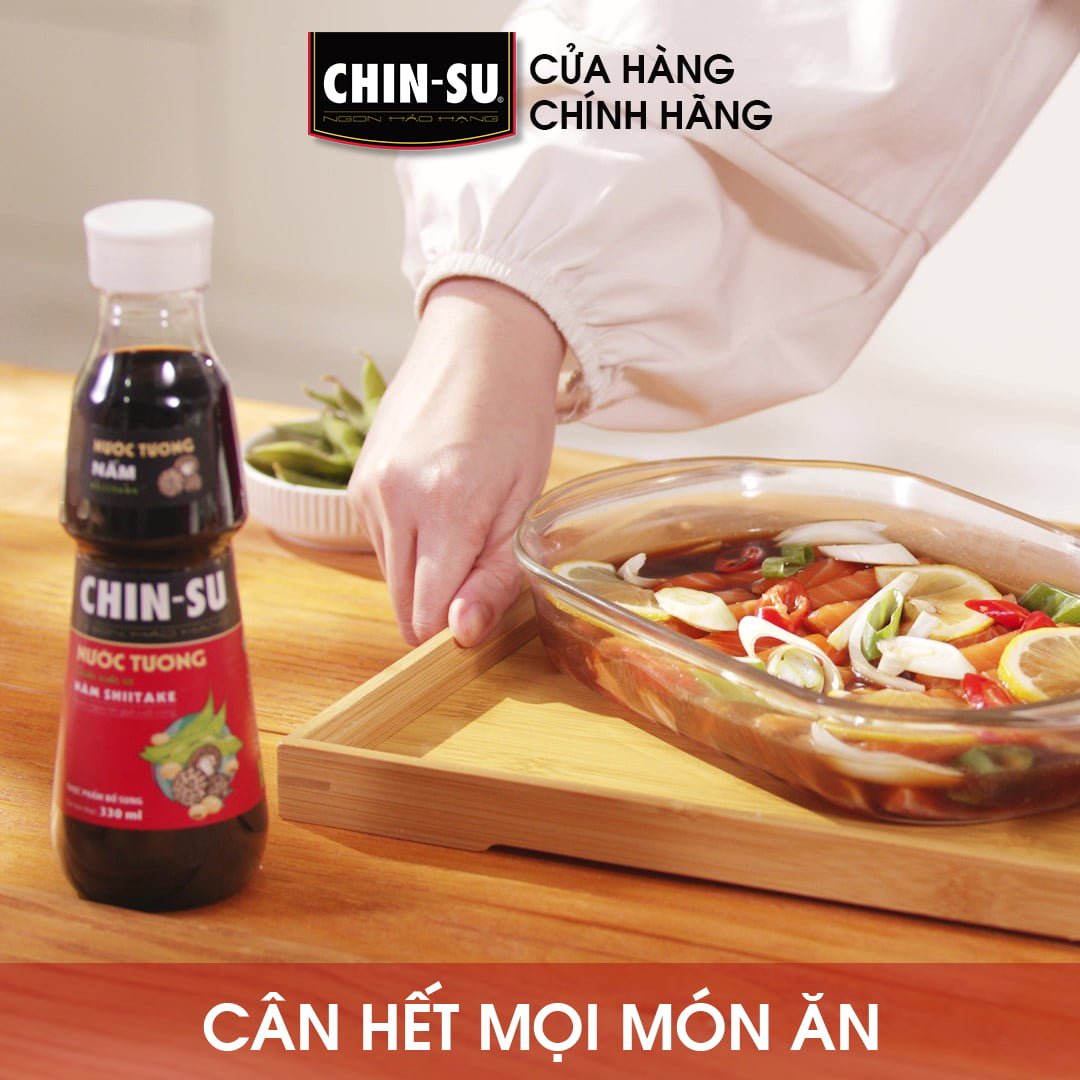 CHIN-SU Shiitake Soy Sauce 330ml - Masan Consumer