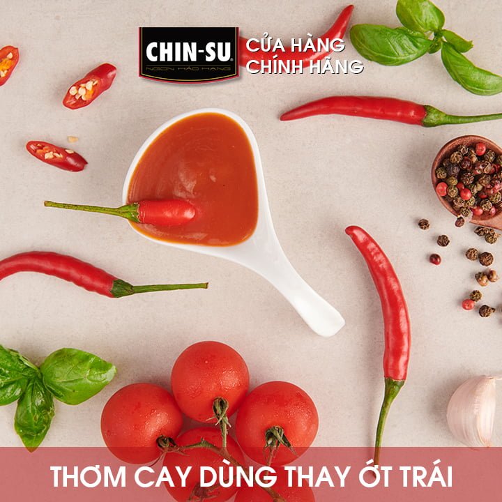CHIN-SU Chili sauce - Robust flavor of Pho, vermicelli & noodles 235g - Masan Consumer