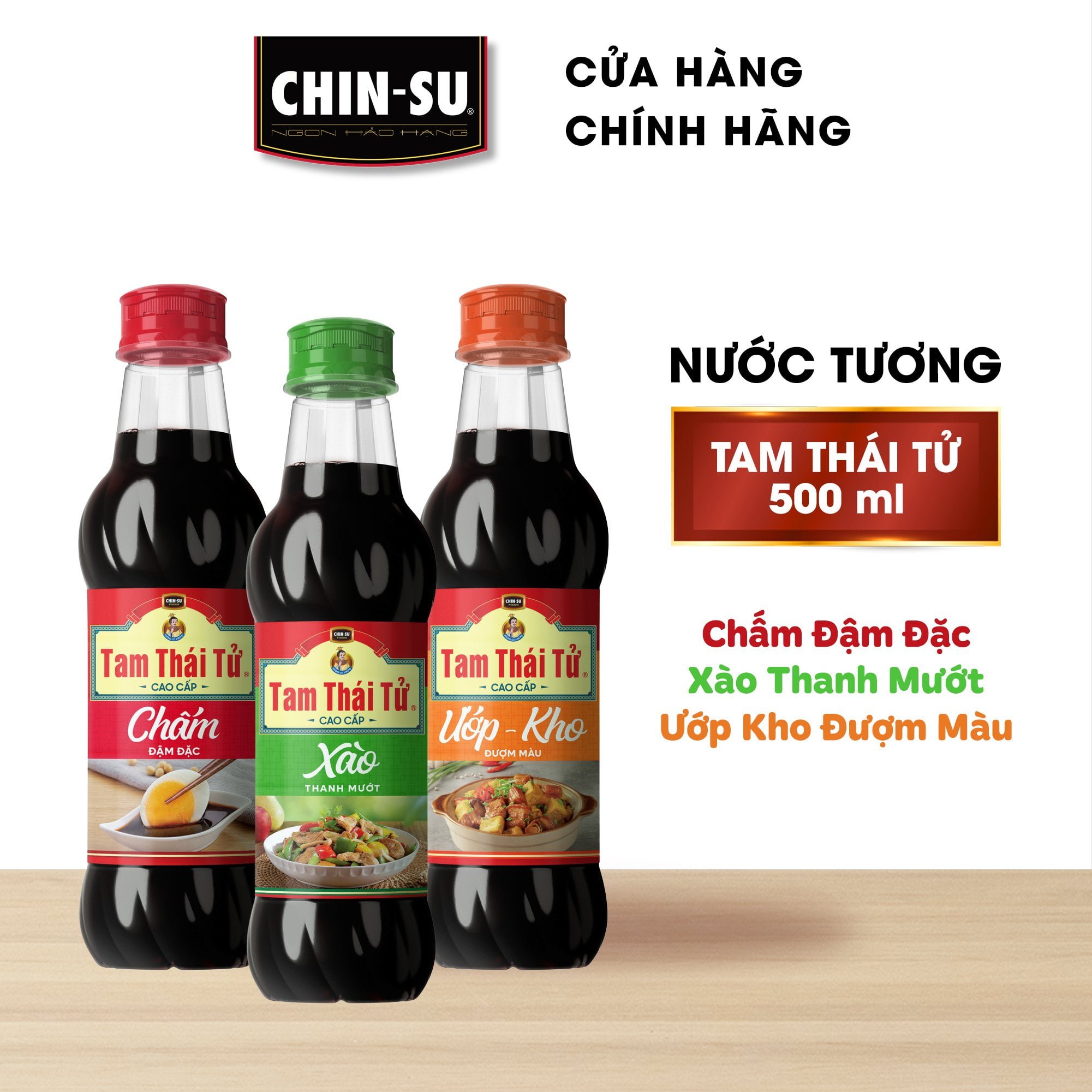 Tam Thai Tu Soy Sauce Premium 500ml - For Stir-fried - Masan Consumer