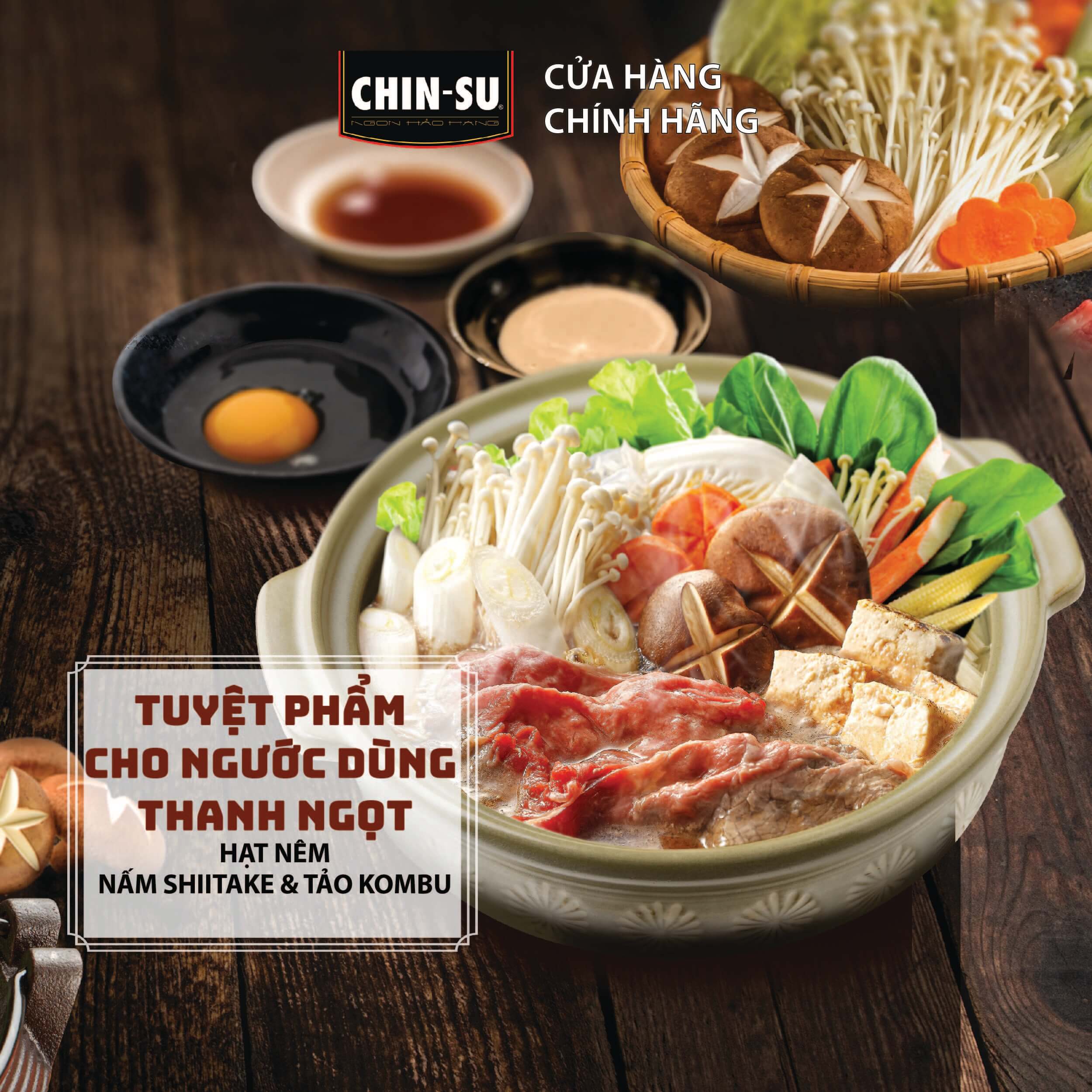 CHIN-SU Shiitake Mushroom & Kombu Algae Granule - Masan Consumer