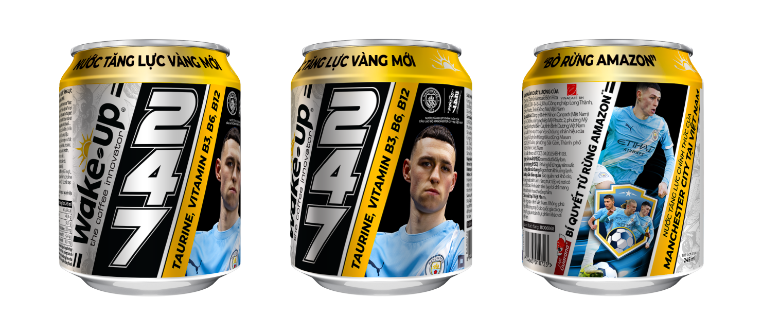 Nước tăng lực Wake-up 247 Amazon - Masan Consumer