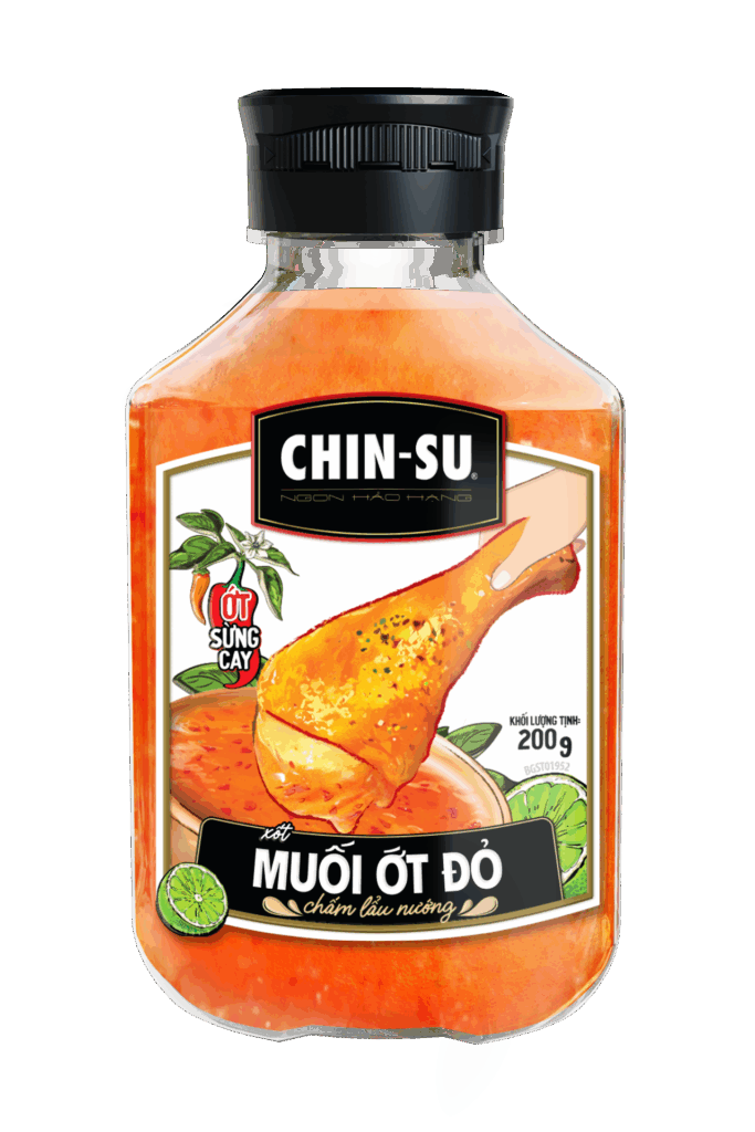 XỐT MUỐI ỚT ĐỎ CHIN-SU RED BBQ & HOTPOT DIPPING SAUCE
