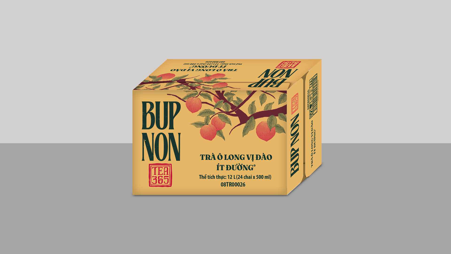 Bupnon Tea 365 Trà Ô long Hương Đào