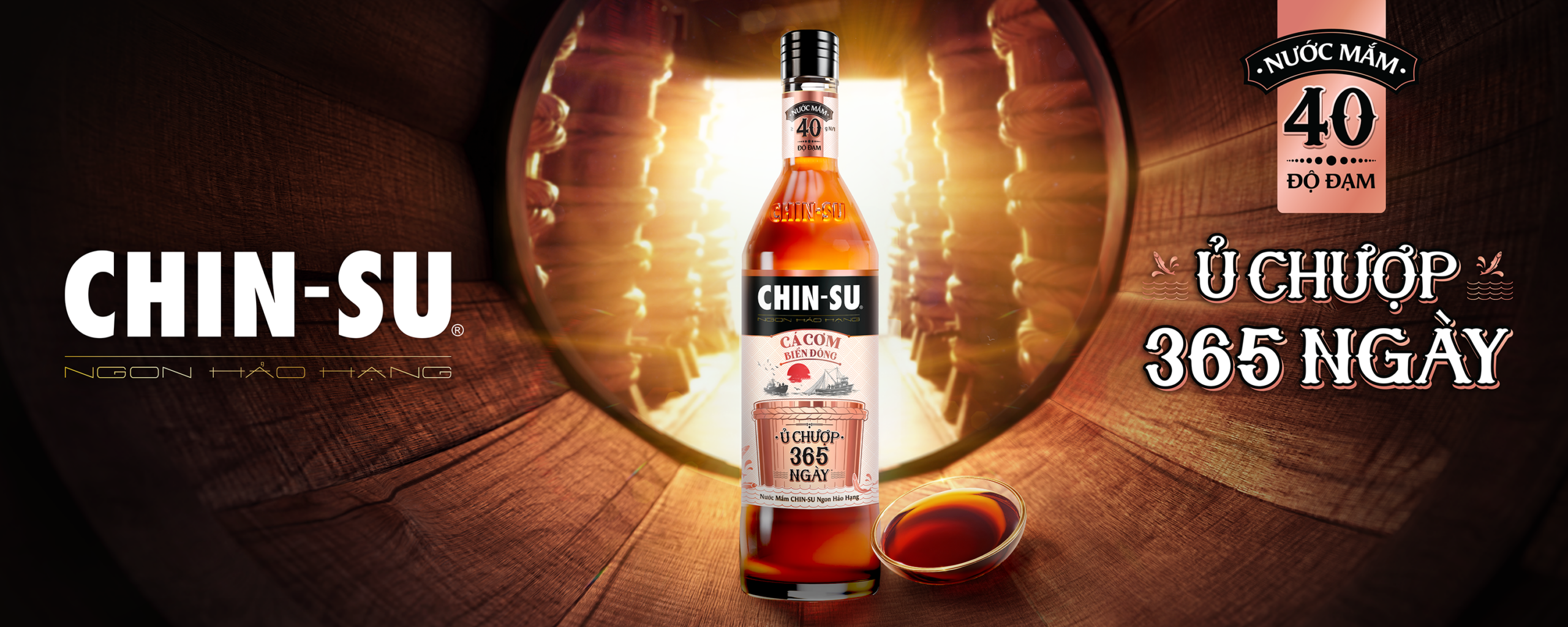 NƯỚC MẮM CHIN-SU Ủ CHƯỢP 365 NGÀY 40 ĐỘ ĐẠM - Masan Consumer
