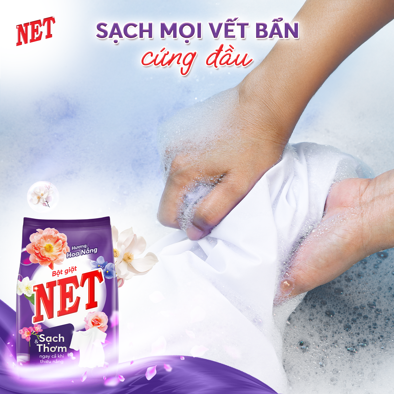 Bột giặt NET hương Hoa Nắng - Masan Consumer