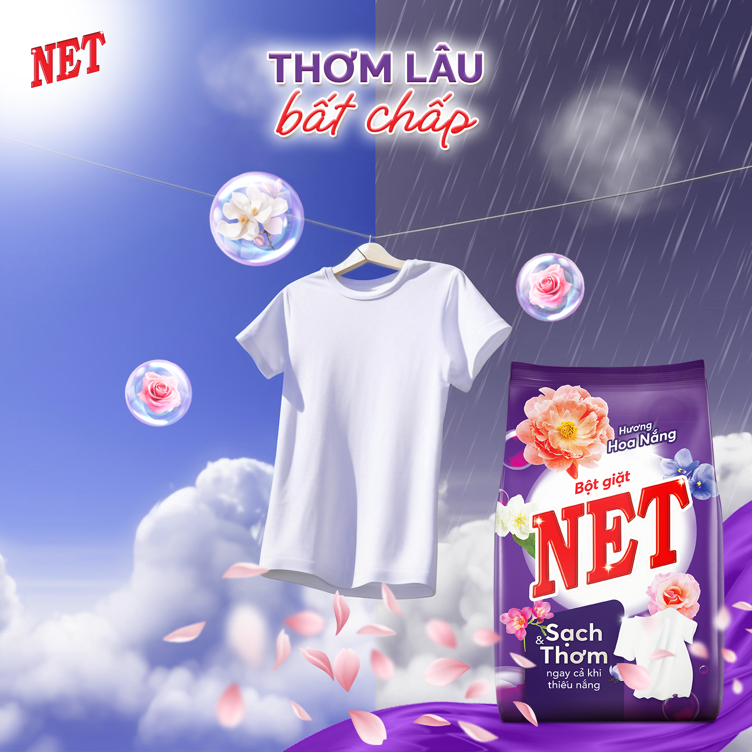 Bột giặt NET hương Hoa Nắng - Masan Consumer