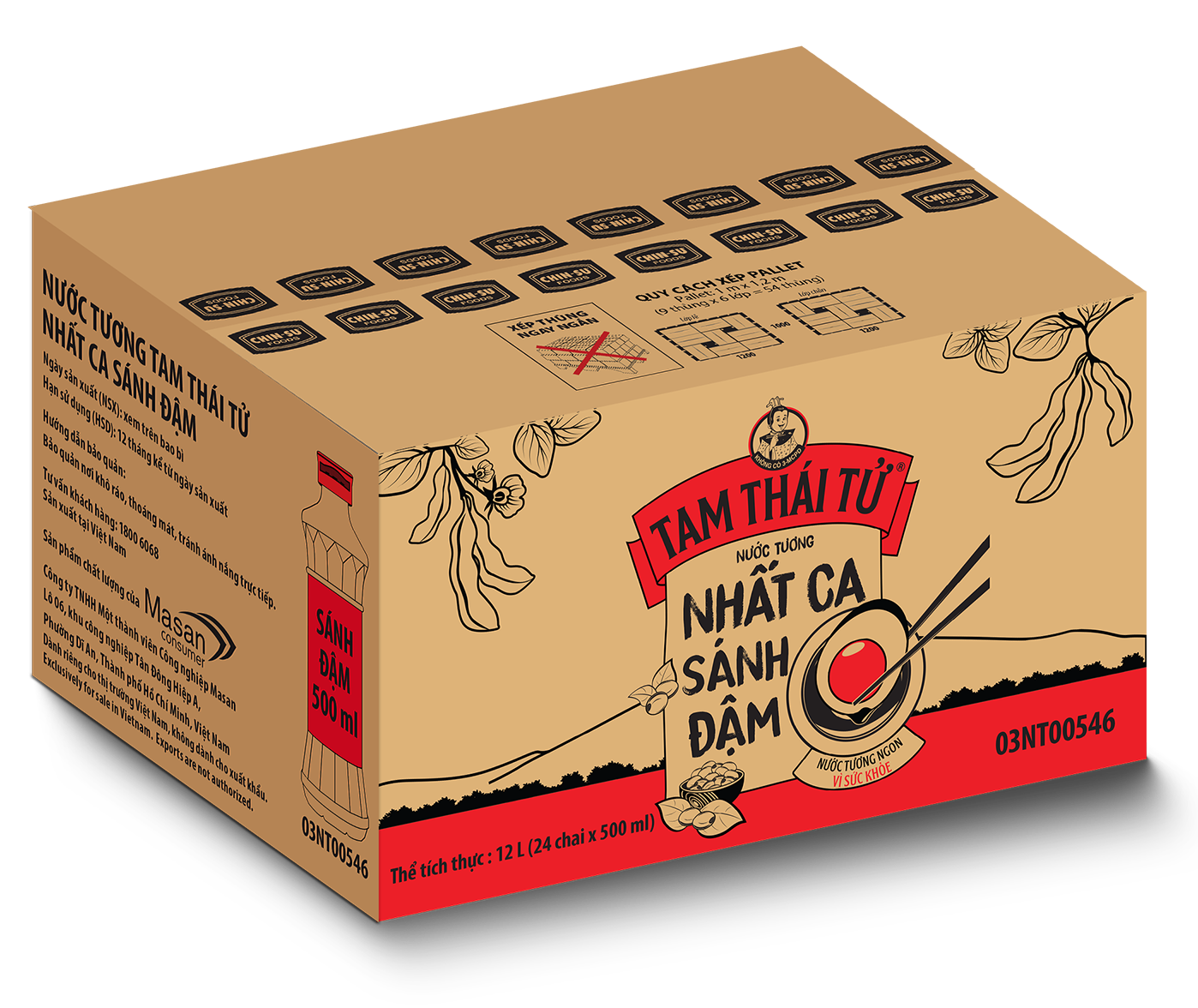 Nước tương Tam Thái Tử Nhất ca Sánh đậm - Masan Consumer
