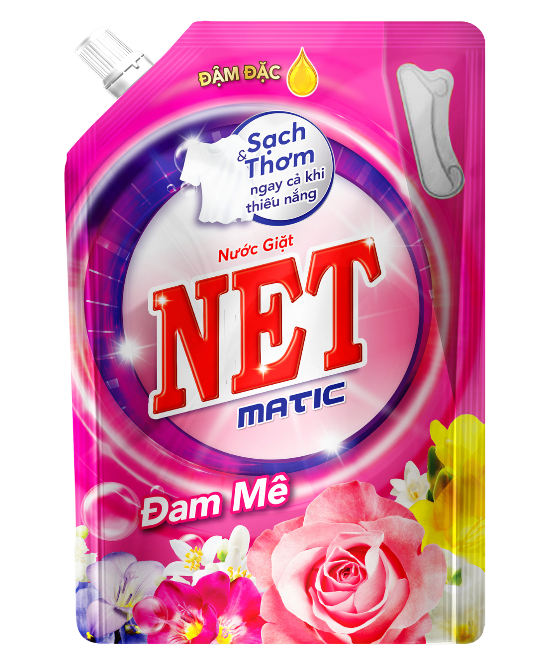 Nước giặt NET Matic Đam Mê - Masan Consumer