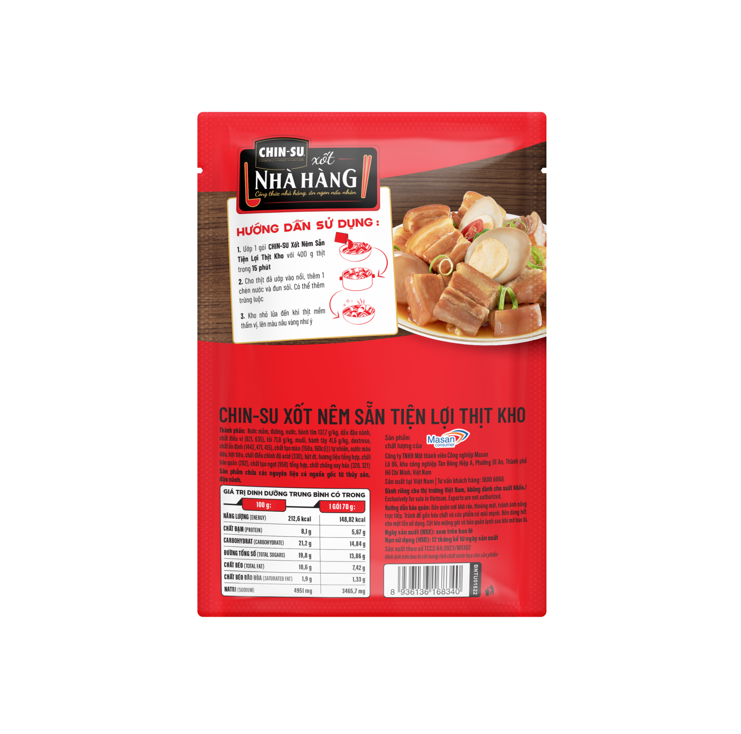 CHIN-SU Xốt Nhà Hàng Thịt kho - Masan Consumer