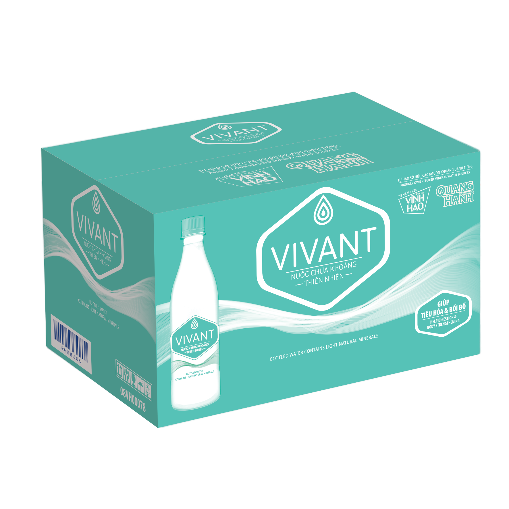 Nước uống đóng chai chứa khoáng (nhẹ) thiên nhiên Vivant - Masan Consumer